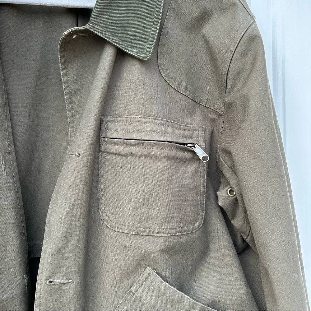 Vintage LL Bean Men’s Field Coat with Game Bag | EUC Men’s Large - Picture 6 of 13